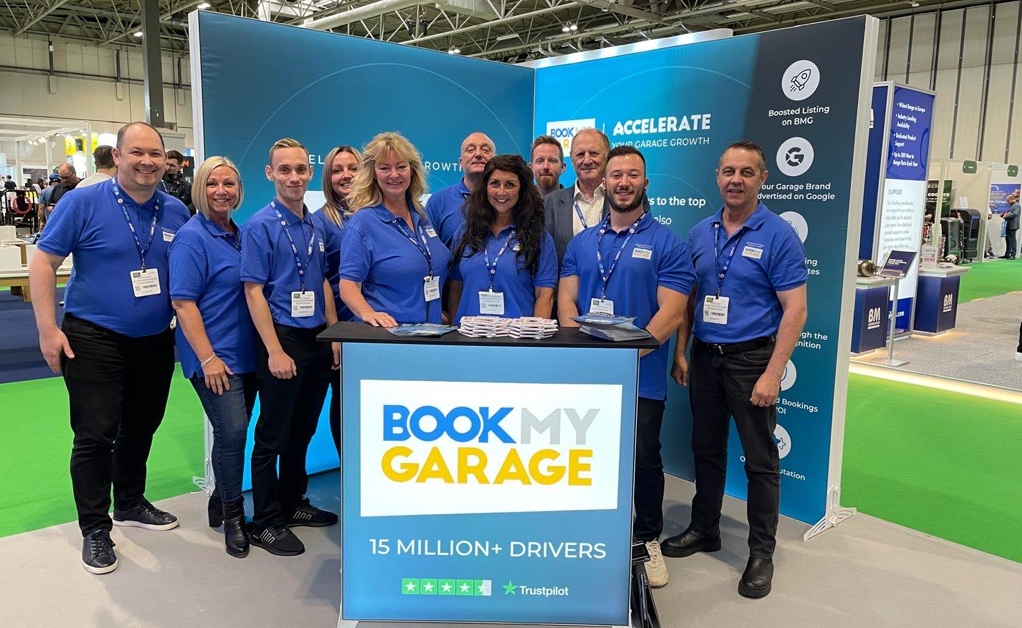 BookMyGarage at UK Garage & Bodyshop Event 2024.